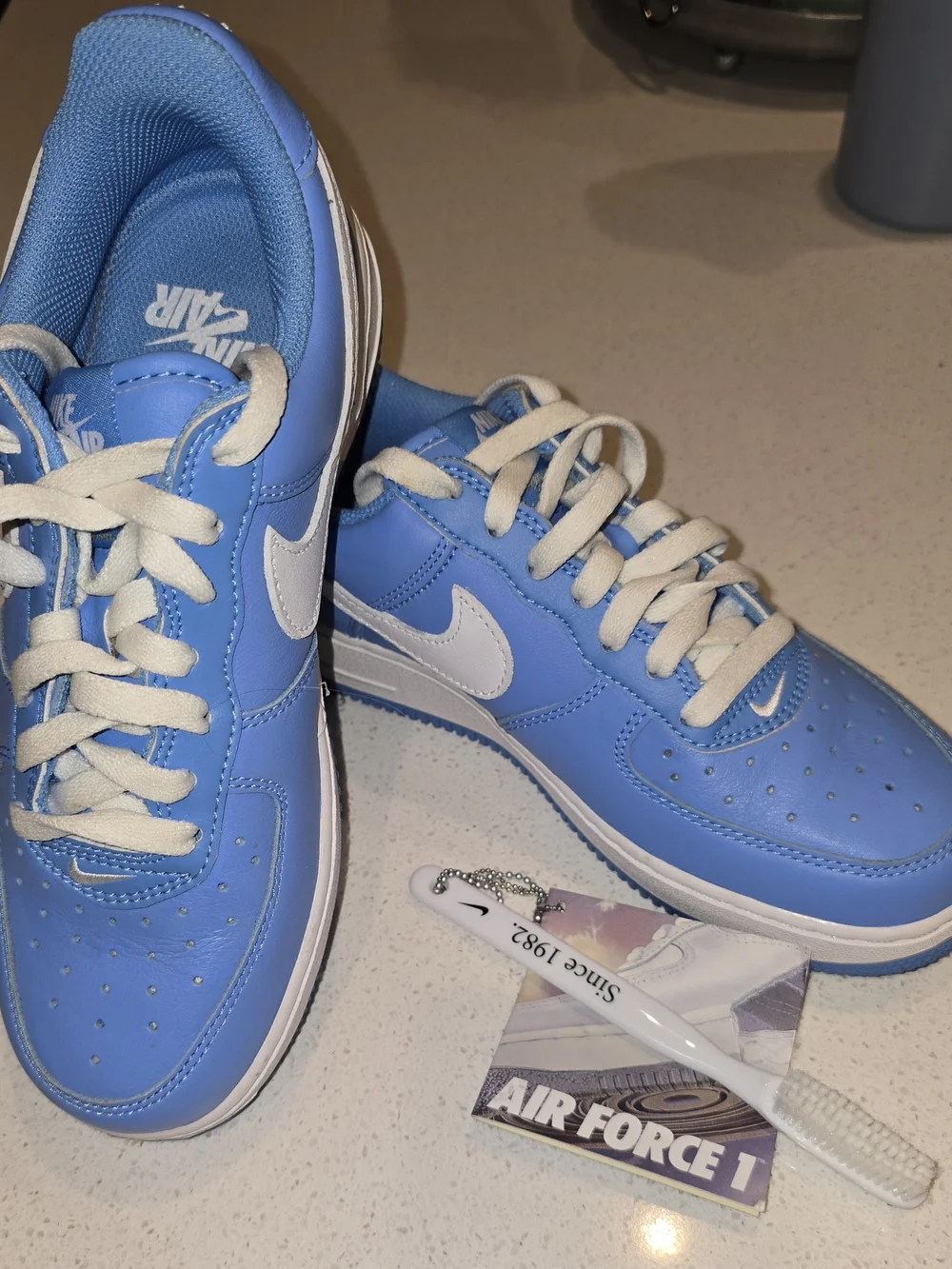 Nike Air Force 1 Low 'Color of the Month' sneakers in University Blue